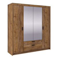 Szafa Elena 4D z lustrem dąb leflas