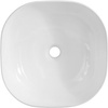 Umywalka nablatowa SMILE 41cm Biała