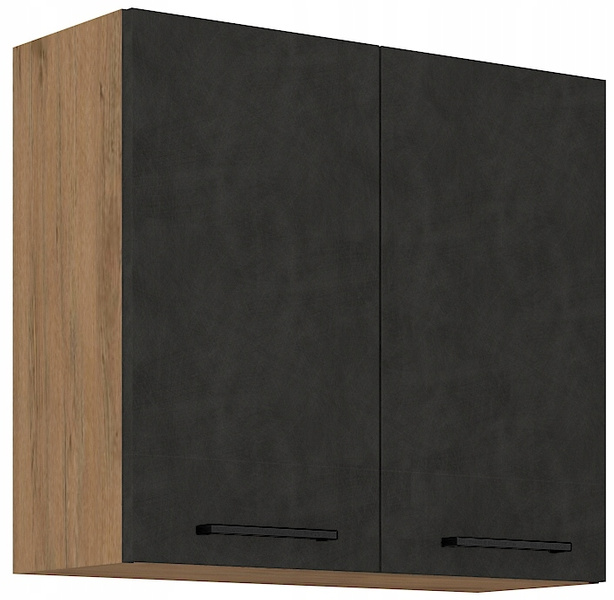 Szafka kuchenna górna VIGO 80 G-72 2F DARK WOOD / DĄB LANCELOT