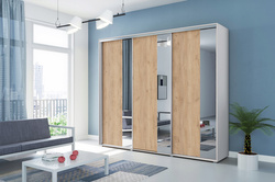 Szafa przesuwna A29 250 / 215 / 62 lustra, różne kolory i rozmiary