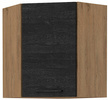 Szafka kuchenna górna VIGO 60x60 GN-72 (45°) 1F DARK WOOD / DĄB LANCELOT