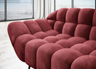 Nowoczesna Sofa GAPPA 3 222 cm, Wysokoelastyczna Pianka, Sprężyny