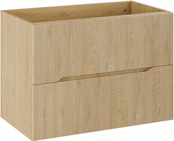 Szafka pod umywalkę 80cm, 2 szuflady, Meble łazienkowe NORDIC Dąb Cremona