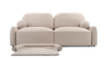 Kanapa Rozkładana, Sofa z funkcją spania SEVILLA 232 cm, Pokrowiec