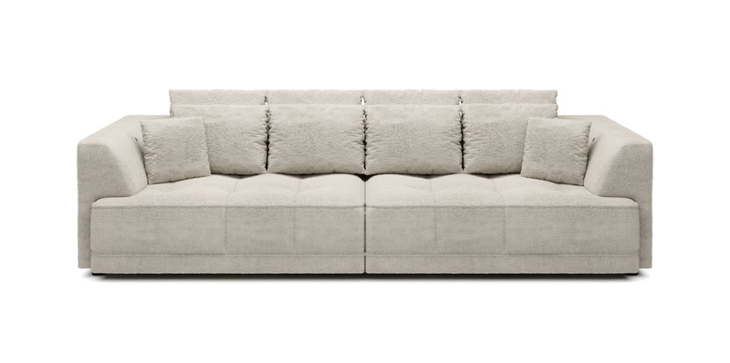 Sofa z funkcją spania TIGA BIGSOFA 302 cm, Elektryczny wysuw siedziska