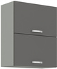 Meble kuchenne GREY SZARY POŁYSK / SZARY PLATYNOWY zestaw kuchnia 240cm