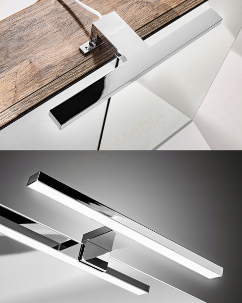 Meble łazienkowe ICONIC WHITE 140, 2xUmywalka, Lustro, 2xLED, 3 KOLORY