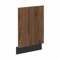 Front do zmywarki MONZA ZM 570 x 446 ORZECH OKAPI / CZARNY MAT