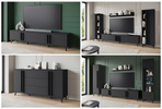Komoda HELSINKI 150 Czarny Grafit