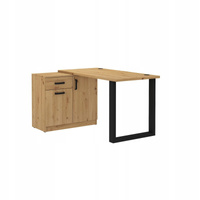 Meble biurowe MALTA 130 biurko komoda DĄB ARTISAN