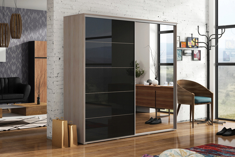 Szafa przesuwna A11 200 / 245 / 62 lustro, różne kolory i rozmiary