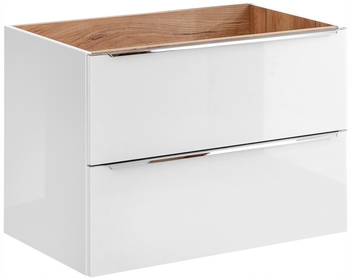 Szafka łazienkowa pod umywalkę 80cm, Meble łazienkowe CAPRI Dąb Craft Złoty