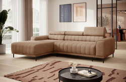 Narożnik z funkcją spania CALDO S 272 cm, Pojemnik, System Puma