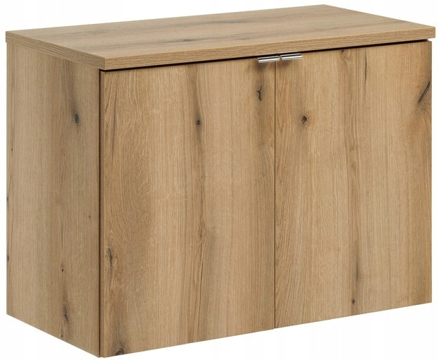 Zestaw meblowy 80cm z blatem, drzwi, Meble łazienkowe NOVA Dąb Coast Evoke