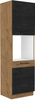 Szafka kuchenna VIGO 60 DP-210 2F DARK WOOD / DĄB LANCELOT