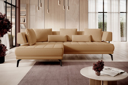 Narożnik GIOTTO L 242 cm, Elektryczny wysuw siedziska, Rogówka