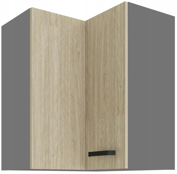 Szafka kuchenna górna narożna SCANDI 60x60 GN-72 (90°) 2F JODEŁKA/ANTRACYT