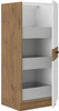 Szafka kuchenna VIGO 50 DK-145 1F (3S) BB BIAŁY POŁYSK / DĄB LANCELOT
