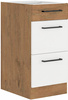 Szafka kuchenna dolna VIGO 40 D 3S BB DARK WOOD / DĄB LANCELOT