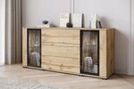 Komoda CARO 150cm Biały / Biały Połysk