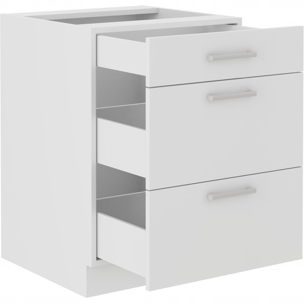 Szafka kuchenna dolna EKO WHITE 60 D 3S BB BIAŁA