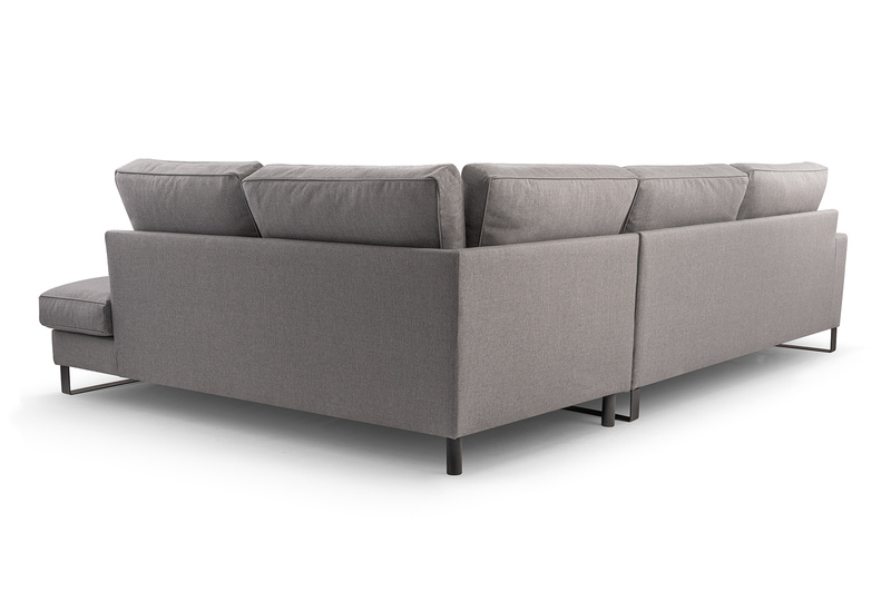 Duży Narożnik do salonu CORBLACK 314 cm, Rogówka