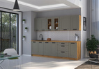 Front do zmywarki LUNA ZM 570 x 446 DUSTGREY / BIAŁY MAT