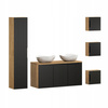 Meble łazienkowe LUXOR BEIGE 120, Umywalki nablatowe, Beż, 2 KOLORY