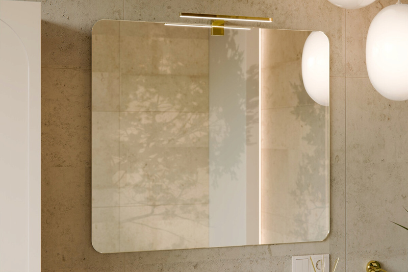 Lustro łazienkowe bez ramy 80cm, Meble łazienkowe JULIET