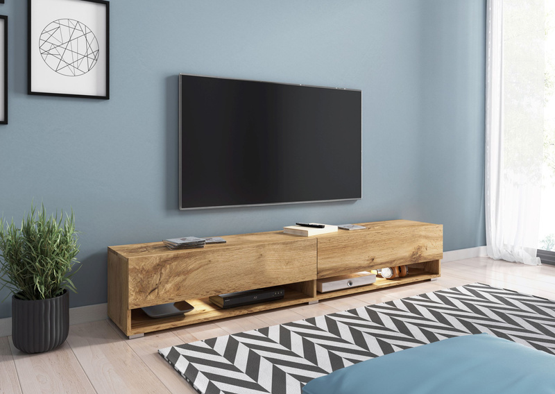 Szafka RTV Lowboard A 180cm DĄB WOTAN