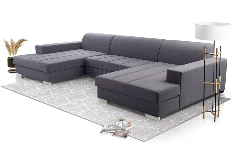 Narożnik z funkcją spania MISTRAL U 354 cm, Rogówka, Rozkładany