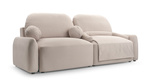 Kanapa Rozkładana, Sofa z funkcją spania SEVILLA 232 cm, Pokrowiec