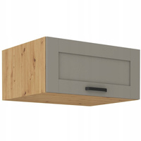 Szafka kuchenna górna LUNA 80 NAGU-36 1F CLAY GREY / DĄB ARTISAN