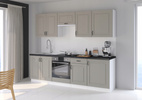 Szafka kuchenna górna narożna STILO 60x60 GN-72 (45°) 1F CLAYGREY/BIAŁY MAT