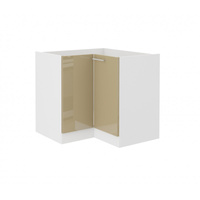 Szafka kuchenna dolna LARA 90x90 DN 2F BB BIAŁY/CAPPUCCINO POŁYSK