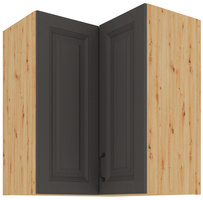 Szafka kuchenna górna STILO 60x60 GN-72 (90°) 2F GRAFIT MAT/DĄB ARTISAN