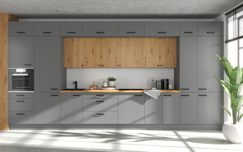 Szafka kuchenna AVA 60 DPM-215 2F DĄB ARTISAN/ANTRACYT