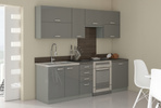 Front do zmywarki GREY ZM 570 x 596 SZARY POŁYSK / SZARY PLATYNOWY