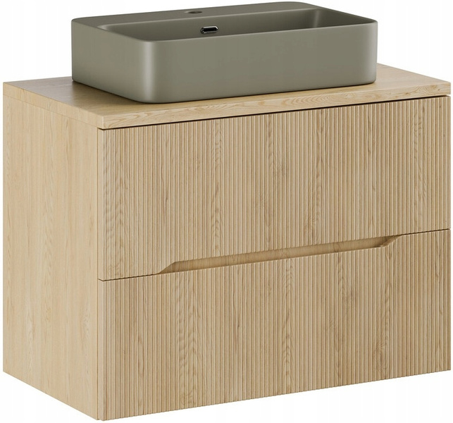 Blat łazienkowy 80cm, Meble łazienkowe DĄB CREMONA