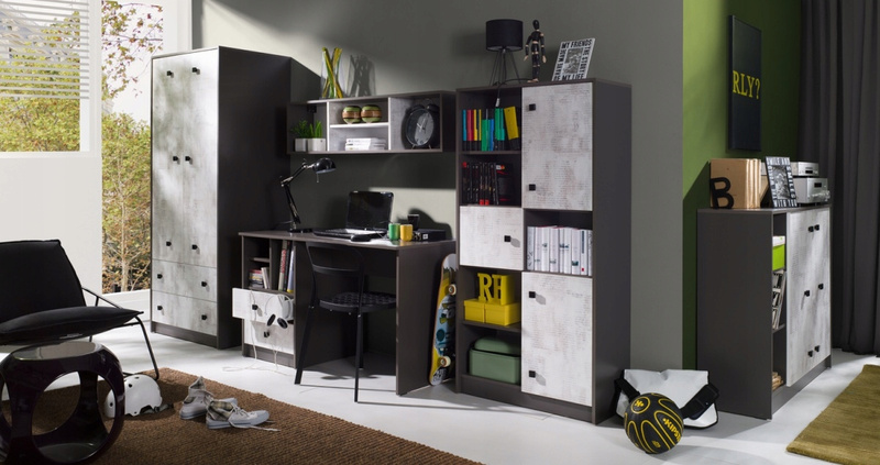 Meble Młodzieżowe TOMMY, Zestaw mebli nr 1