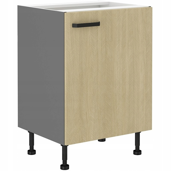 Meble kuchenne SCANDI JODEŁKA SCANDI/ANTRACYT zestaw kuchnia szafki 260cm
