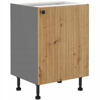 Szafka kuchenna dolna AVA 60 D 1F BB DĄB ARTISAN/ANTRACYT