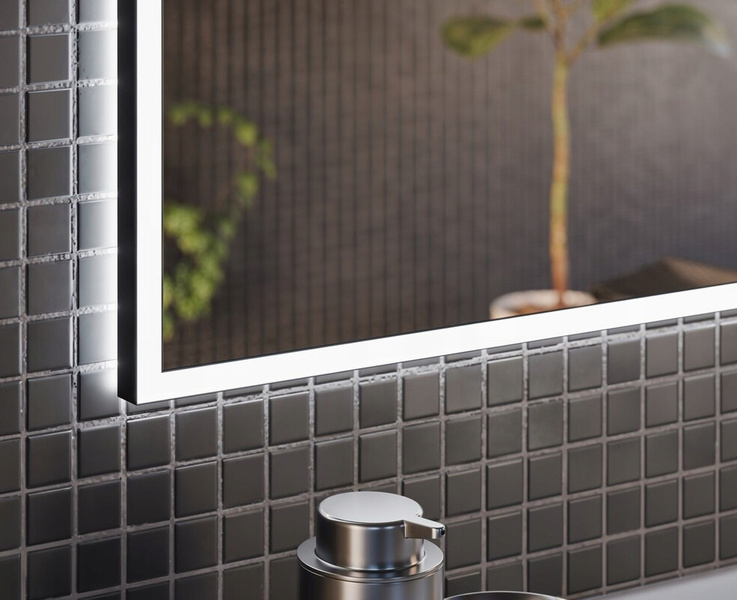 Zestaw 80cm blat lustro słupek umywalka Meble łazienkowe TALIA Dąb / Czarny