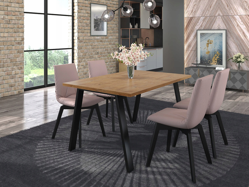 Stół loftowy do jadalni KLEO 138x90 ARTISAN