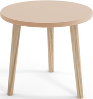 Stolik kawowy BOHO ława, drewniane nogi MACCHIATO