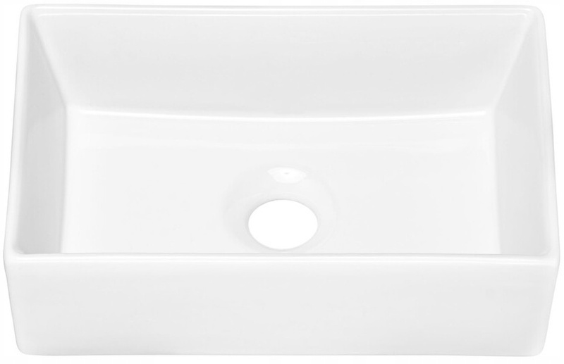 Umywalka nablatowa GAJA 35cm Biały Połysk