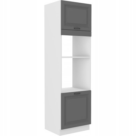 Szafka kuchenna STILO 60 DPM-210 2F DUSTGREY/BIAŁY MAT