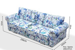 Kanapa Rozkładana, Sofa Rozkładana BEZA 256 cm