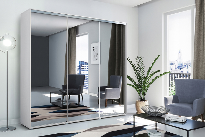 Szafa przesuwna A31 250 / 245 / 62 duże lustro, różne kolory i rozmiary