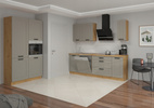 Front do zmywarki LUNA ZM 570 x 446 CLAY GREY / BIAŁY MAT